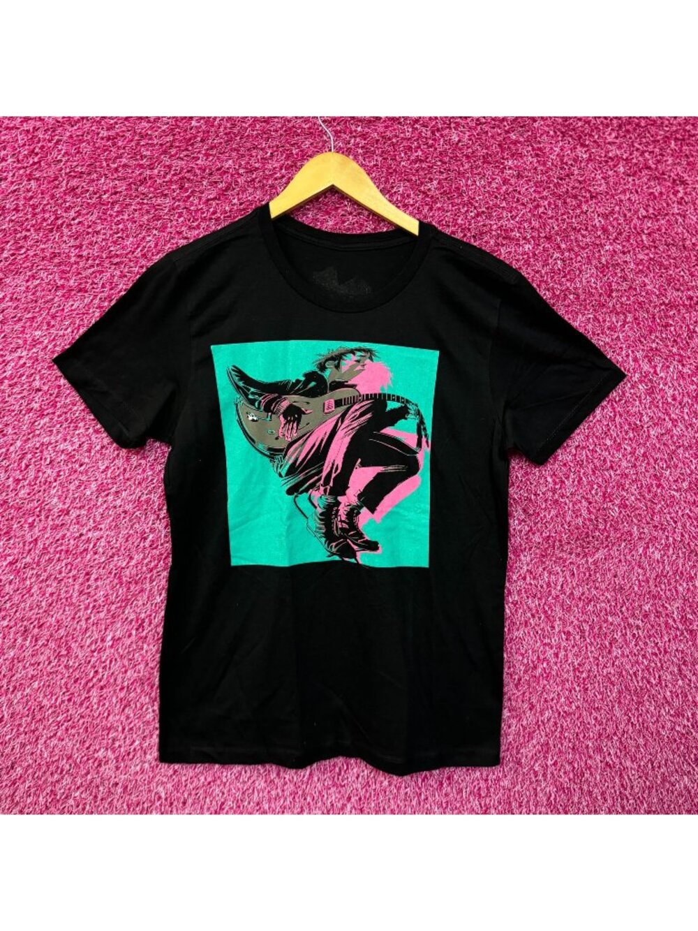 Gorillaz The Now Now 2-D Album Cover Virtual Rock Band Tee M